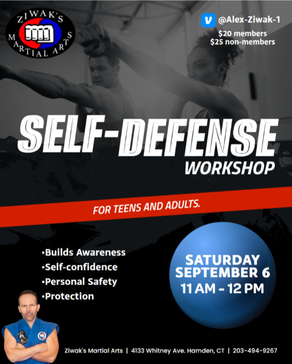 Self-Defense Class Flier